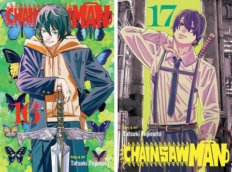 Chainsaw Man (Vol. 1-17) Manga Series Set by Tatsuki Fujimoto