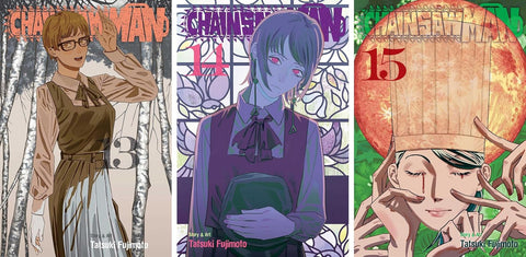 Chainsaw Man (Vol. 1-17) Manga Series Set by Tatsuki Fujimoto
